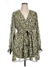 Ever 100% Polyester Green Casual Dress Size L - photo 1