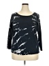 Tryst 100% Cotton Black 3/4 Sleeve T-Shirt Size 2X - photo 1