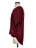 Alya 100% Polyester Burgundy Short Sleeve Blouse Size S - photo 5