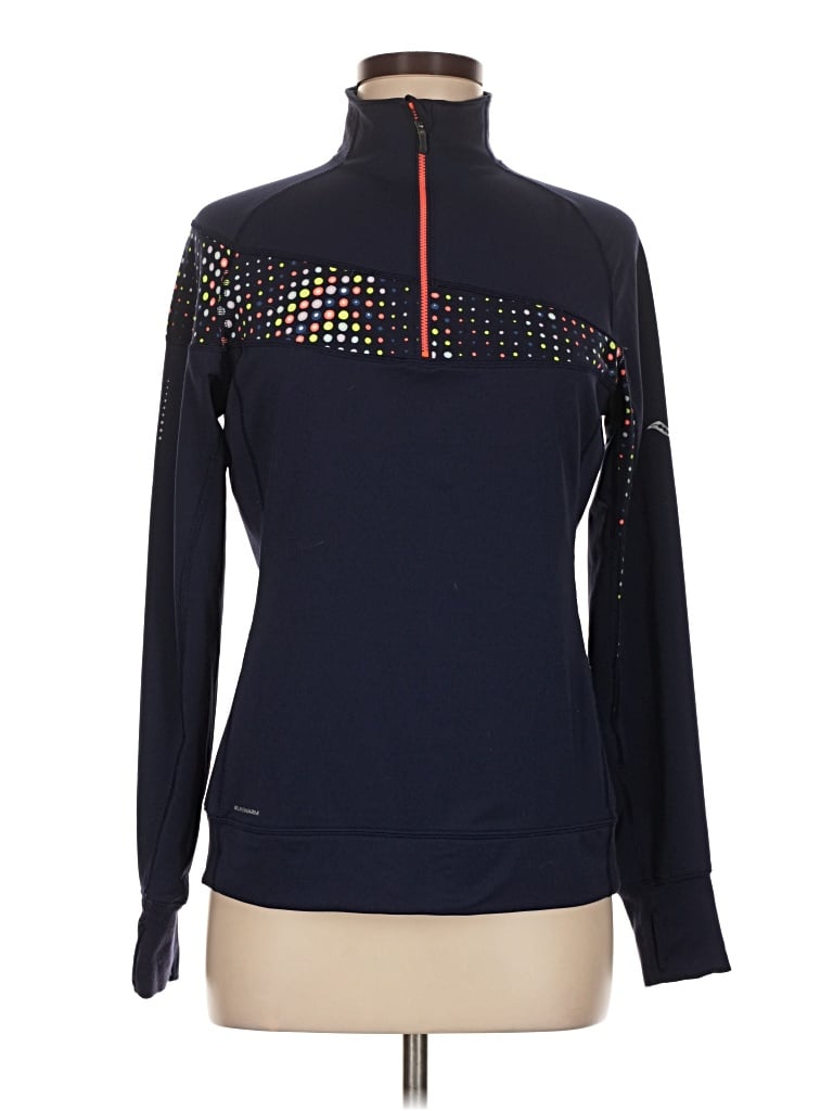 Pre-owned Saucony Pullover Sweater In Blue