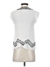 Le Sample 100% Rayon White Sleeveless Blouse Size S - photo 2