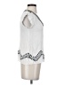 Le Sample 100% Rayon White Sleeveless Blouse Size S - photo 4