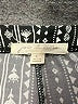 Joie De Vivre Print Black Casual Pants Size L - photo 7