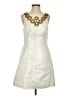 Lilly Pulitzer Metallic Ivory Cocktail Dress Size 4 - photo 1