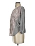 Tiny 100% Rayon Gray 3/4 Sleeve Blouse Size XS - photo 5