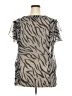 Bay Studio 100% Polyester Gray Short Sleeve Blouse Size 2X - photo 2