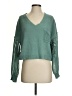 Dreamers By Debut 100% Polyester Green Pullover Sweater Size XS - photo 1