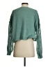 Dreamers By Debut 100% Polyester Green Pullover Sweater Size XS - photo 2