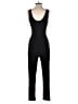 Ambiance Solid Black Jumpsuit Size S - photo 2