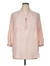 Jaclyn Smith 100% Polyester Pink 3/4 Sleeve Blouse Size XL - photo 1