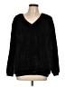 Eyelash Couture Black Pullover Sweater Size L - photo 1