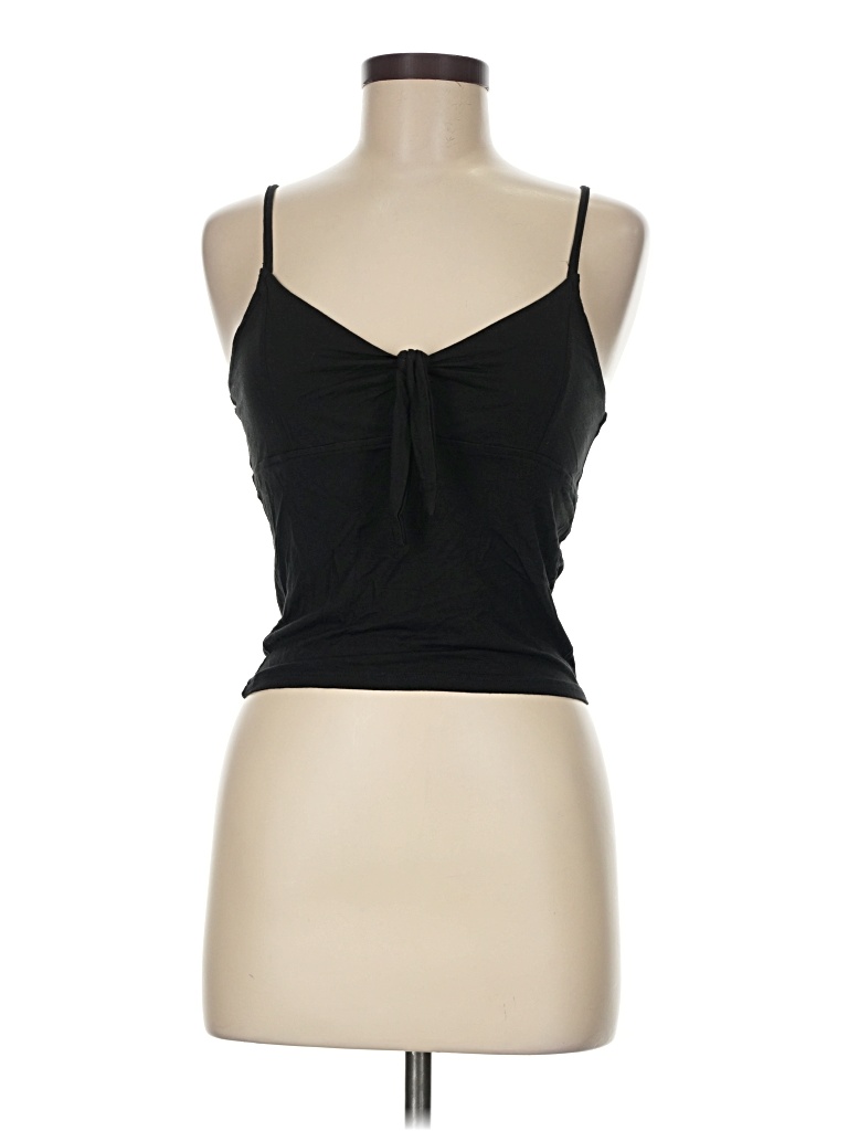 Pre-owned American Eagle Outfitters Tank Top Black Halter Neckline Tops