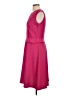 Kasper 100% Polyester Solid Pink Casual Dress Size 10 - photo 5