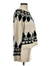 VICI 100% Acrylic Chevron-herringbone Ivory Pullover Sweater Size S - photo 4
