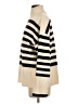 Zara Stripes Ivory Turtleneck Sweater Size S - photo 5