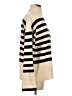 Zara Stripes Ivory Turtleneck Sweater Size S - photo 4