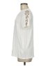 White Mark Ivory Short Sleeve Top Size M - photo 5