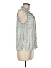 Cloth & Stone 100% Rayon Gray Sleeveless Button-Down Shirt Size M - photo 4