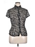 Ann Taylor Black Short Sleeve Blouse Size 10 - photo 1