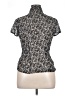 Ann Taylor Black Short Sleeve Blouse Size 10 - photo 2