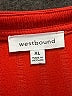 Westbound Red 3/4 Sleeve Blouse Size XL - photo 7