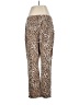 Chico's Animal Print Brown Casual Pants Size Med (1.5) - photo 2