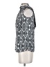 Ann Taylor LOFT 100% Polyester Silver Sleeveless Blouse Size XS - photo 5