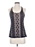 Ella Moss Blue Sleeveless Blouse Size S - photo 1