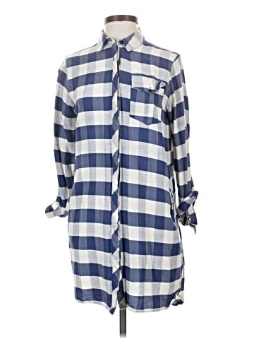 Topshop 3/4 Sleeve Button-Down Shirt (view 1)