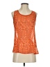 Edge 100% Polyester Orange Tank Top Size S - photo 1