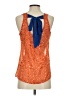 Edge 100% Polyester Orange Tank Top Size S - photo 2