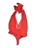 Lovers + Friends 100% Polyester Solid Red Swimsuit Top Size M - photo 2