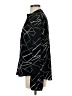 Unbranded Print Black Long Sleeve Blouse Size XS (estimated) - photo 5