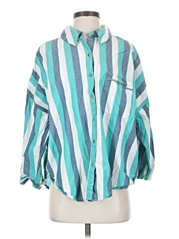 Anthropologie 3/4 Sleeve Button-Down Shirt (view 1)