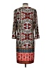 Tacera Paisley Red Casual Dress Size L - photo 2
