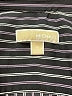 MICHAEL Michael Kors 100% Polyester Stripes Black Long Sleeve Blouse Size M - photo 7