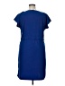 AGB Solid Blue Casual Dress Size 14 - photo 2