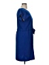 AGB Solid Blue Casual Dress Size 14 - photo 4