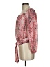 XOXO 100% Polyester Pink 3/4 Sleeve Blouse Size XS - photo 5