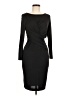 Pure Navy 100% Polyester Solid Black Cocktail Dress Size 6 - photo 1