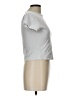 Assorted Brands Metallic Silver Short Sleeve Turtleneck Size L - photo 4