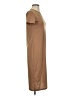 Shein Solid Brown Casual Dress Size XS - photo 4