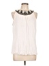 DressBarn Ivory Sleeveless Blouse Size L (petite) - photo 1