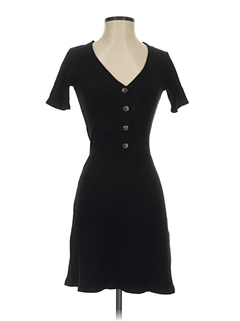 Pre-owned Reformation Casual Dress In Black