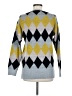 Sisters Argyle Yellow Pullover Sweater Size M - photo 2