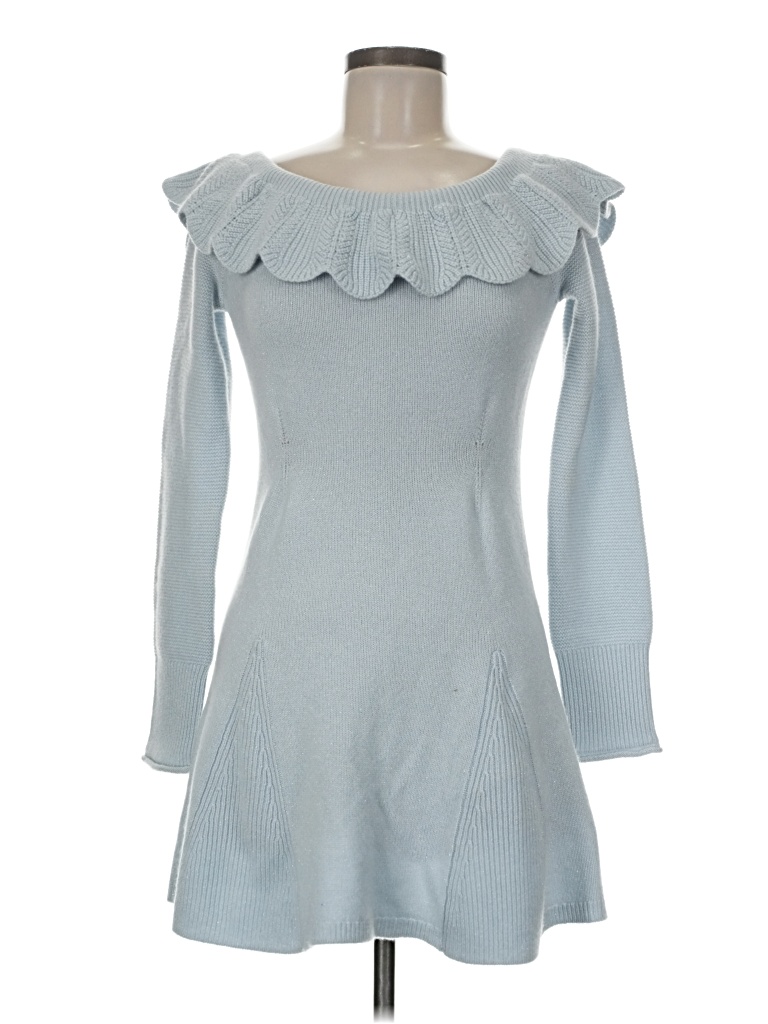 Pre-owned Loveshackfancy Cocktail Dress In Blue