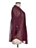 Daniel Rainn 100% Polyester Burgundy 3/4 Sleeve Blouse Size M - photo 4