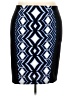 Lane Bryant Graphic Blue Formal Skirt Size 22 - photo 1
