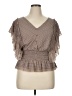 Daytrip Brown Sleeveless Blouse Size XL - photo 1