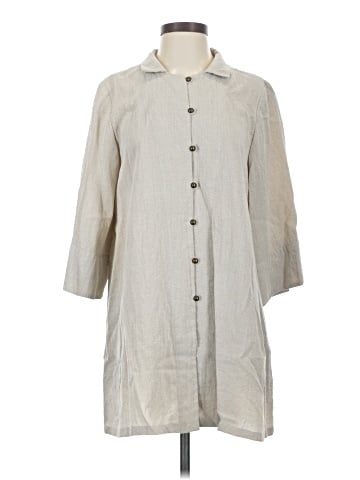 Fridaze 3/4 Sleeve Button-Down Shirt (view 1)